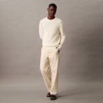 Calvin Klein Erkek Krem Pantolon