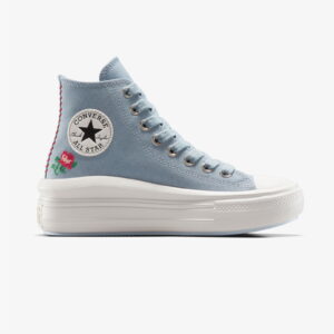 کفش کتانی پلتفرم آبی زنانه Converse چاک تیلور All Star Motion Rose