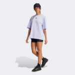 adidas Climacool Training Graphic Kadın Mor T-Shirt