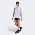 adidas Climacool Training Graphic Kadın Mor T-Shirt