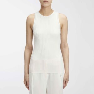 Calvin Klein Kadın Beyaz Triko