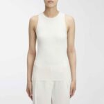 Calvin Klein Kadın Beyaz Triko