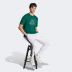 adidas Tec Outline Graphic Erkek Yeşil T-Shirt