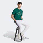 adidas Tec Outline Graphic Erkek Yeşil T-Shirt