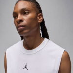 Jordan Dri-Fit Sport Erkek Beyaz Kolsuz T-Shirt