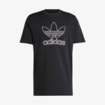 adidas Adicolor Outline Trefoil Erkek Siyah T-Shirt