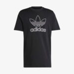 adidas Adicolor Outline Trefoil Erkek Siyah T-Shirt