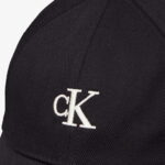 Calvin Klein Embroidered Monogram Kadın Siyah Şapka