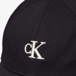 Calvin Klein Embroidered Monogram Kadın Siyah Şapka