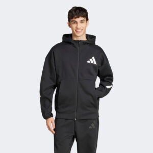 adidas Z.N.E. Full-Zip Erkek Siyah Eşofman Üstü