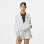 ژاکت زنانه خاکستری لباس ورزشی نایک چیل تری