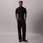 Calvin Klein Supima Erkek Mavi Polo