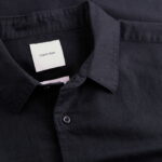 Calvin Klein Cotton Regular Erkek Siyah Gömlek