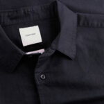 Calvin Klein Cotton Regular Erkek Siyah Gömlek
