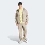 adidas Z.N.E. Full-Zip Kapüşonlu Erkek Bej Eşofman Üstü