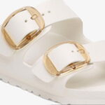 Birkenstock Arizona Eva Big Buckle Kadın Krem Terlik
