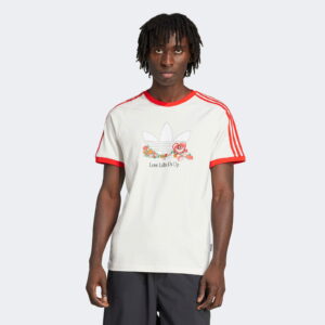 adidas Cali Erkek Beyaz T-Shirt