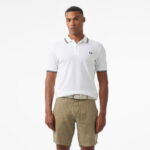 Fred Perry Twin Tipped Erkek Beyaz T-Shirt