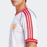 adidas Manchester United Retro Erkek Beyaz T-Shirt