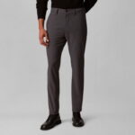 Calvin Klein Slim Tech Stretch Trouser Erkek Gri Pantolon