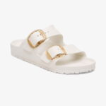 Birkenstock Arizona Eva Big Buckle Kadın Krem Terlik