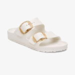 Birkenstock Arizona Eva Big Buckle Kadın Krem Terlik
