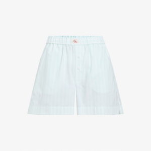 Calvin Klein Poplin Kadın Mavi Şort