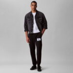 Calvin Klein Terry Graphic Jogger Erkek Siyah Eşofman Altı