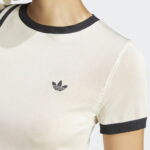 adidas Originals Knıtted 3S Beyaz Kadın T-Shirt