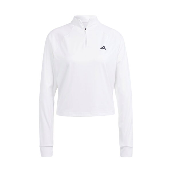 Adidas Train Essentials Minimal Branding Kadın Beyaz Antrenman Üstü