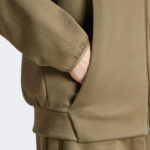 adidas Z.N.E. Full Zip Erkek Yeşil Eşofman Üstü