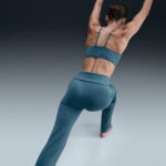 Nike One Dri-Fit Heritage Kadın Mavi Eşofman Altı