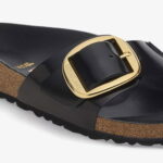 Birkenstock Madrid Big Buckle Nl High Shine Kadın Siyah Terlik
