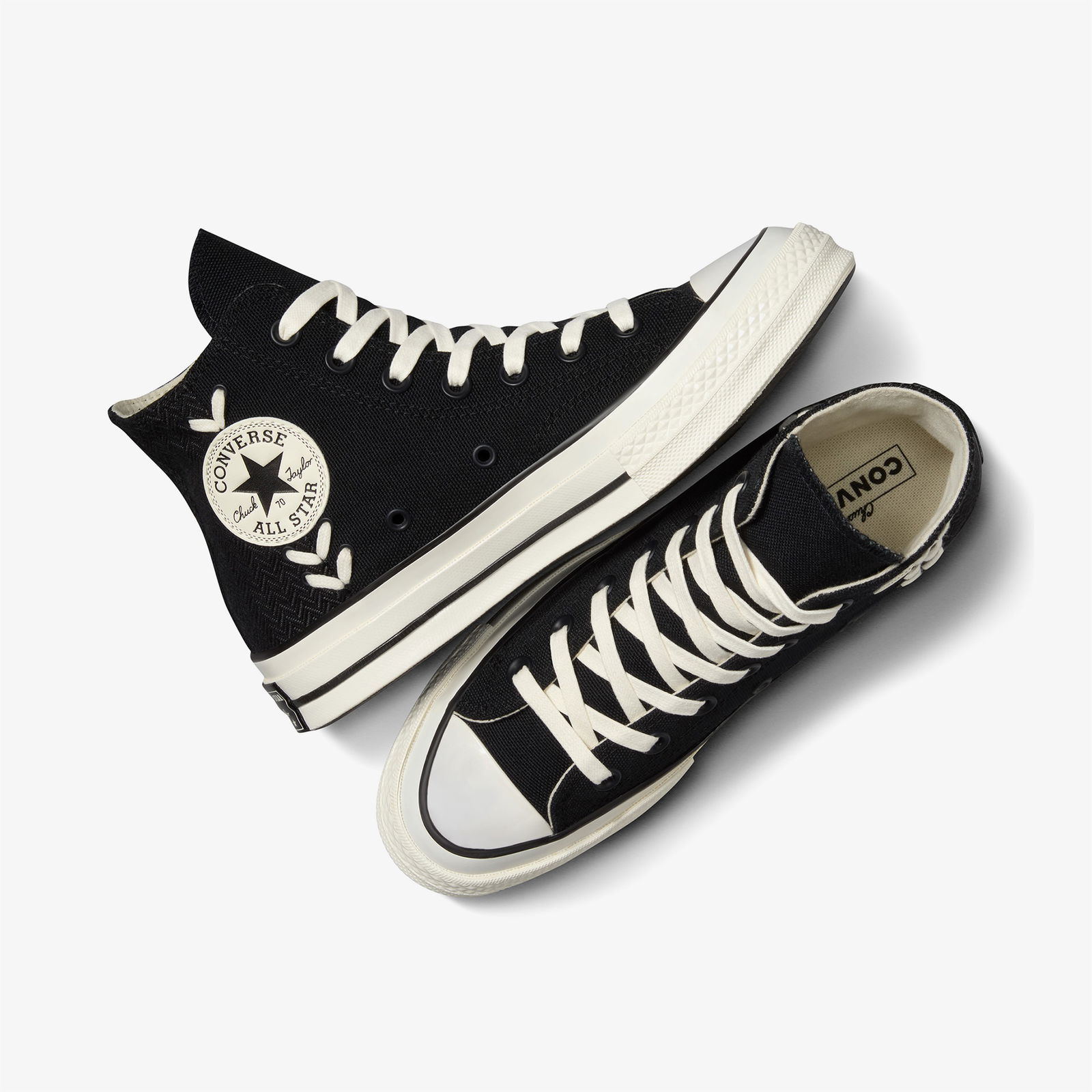 C1373A38-4129-44F1-Be34-91Cd1Accd393_Size2000X2000_Cropcenter Converse Chuck 70 Crafted Laces Unisex Siyah Sneaker
