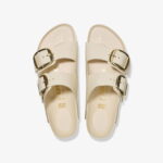 Birkenstock Arizona Big Buckle Nl High Shine Kadın Krem Terlik