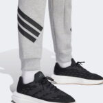 adidas Future Icon 3-Stripes Erkek Gri Eşofman Altı