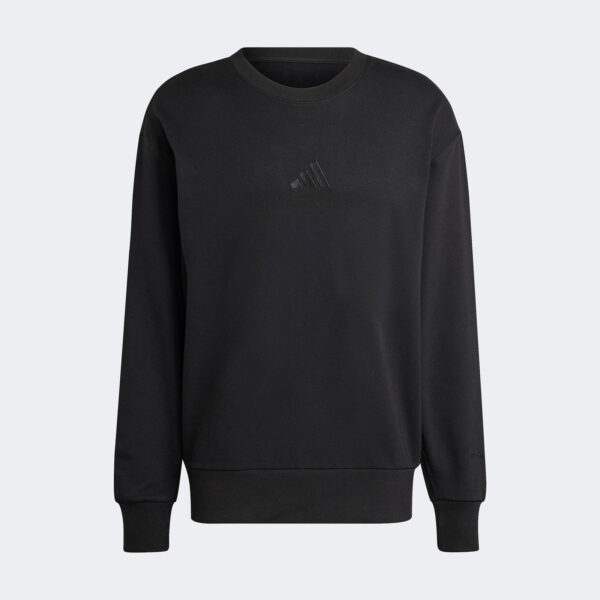 Adidas French Terry Erkek Siyah Sweatshirt