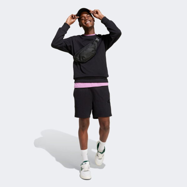 Adidas French Terry Erkek Siyah Sweatshirt