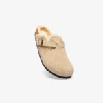 Birkenstock Boston Vl Shearling Kadın Kahverengi Terlik