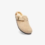 Birkenstock Boston Vl Shearling Kadın Kahverengi Terlik