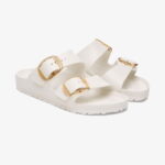 Birkenstock Arizona Eva Big Buckle Kadın Krem Terlik