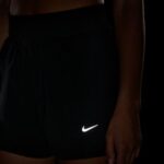 Nike One Dri-FIT High Rise 8 cm 2N1 Kadın Siyah Şort