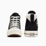 Converse Chuck Taylor All Star Puff Lift Kadın Siyah Süet Sneaker