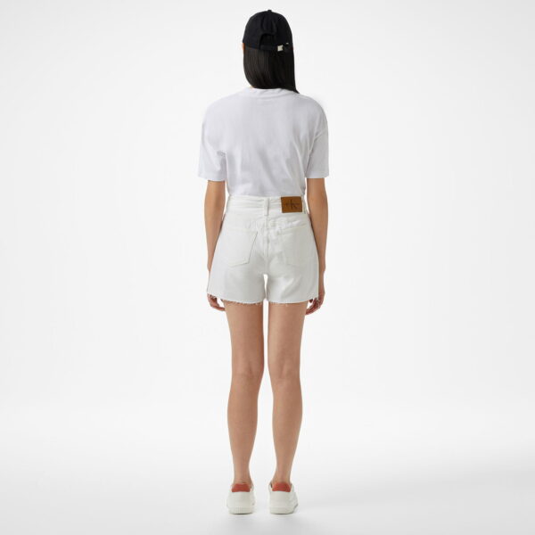 Calvin Klein Mom Kadın Beyaz Şort