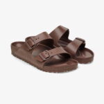 Birkenstock Arizona Çift Bantlı Erkek Kahverengi Terlik