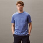 Calvin Klein Graphic Erkek Mavi T-Shirt