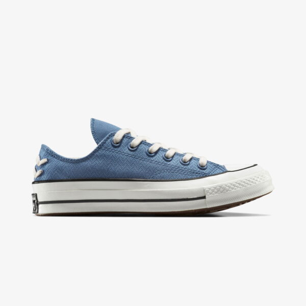 کفش کتانی آبی آبی Converse Chuck 70 با بندهای ساخته شده یونیسکس - تصویر 20