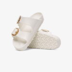 Birkenstock Arizona Eva Big Buckle Kadın Krem Terlik