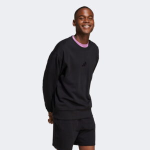 adidas French Terry Erkek Siyah Sweatshirt