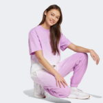 تی شرت سفید زنانه آدیداس All Szn Loose Dip-Dye